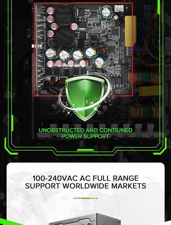 Фото - Блок питания для ПК Gamemax 850W 80 Gold (GX-850 Modular)