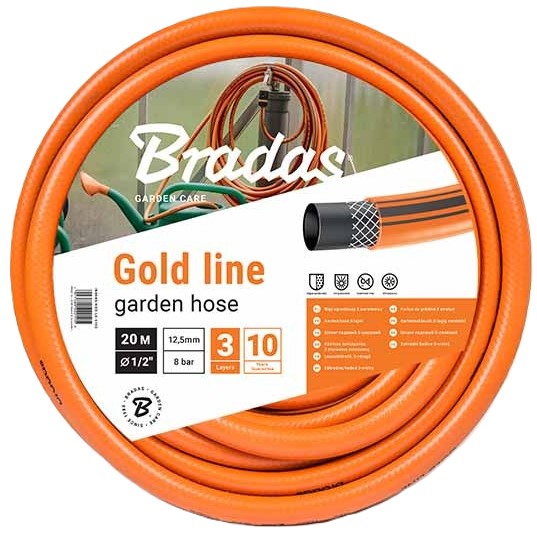 Шланг поливочний BRADAS Gold Line 1/2" 20 м (WGL1/220)