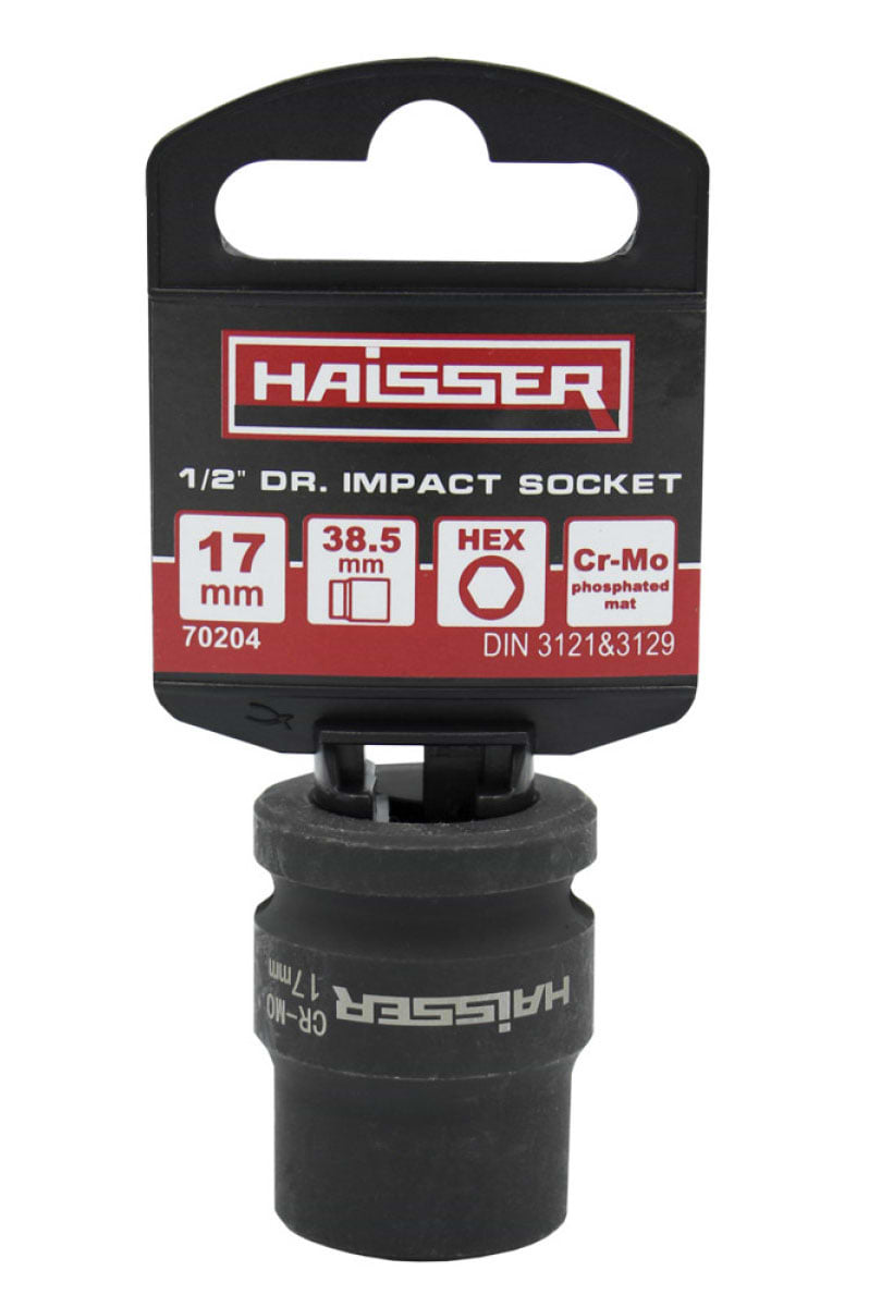 Торцевая головка Haisser ударная шестигранная 1/2" 17ммx38.5мм (70204)