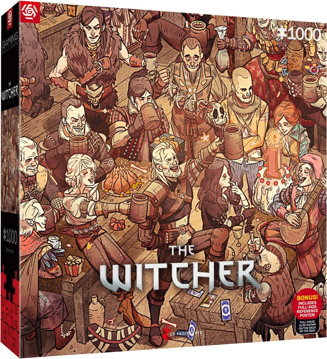 Пазлы (8+) Good Loot The Witcher Birthday 1000 шт. (5908305250197)