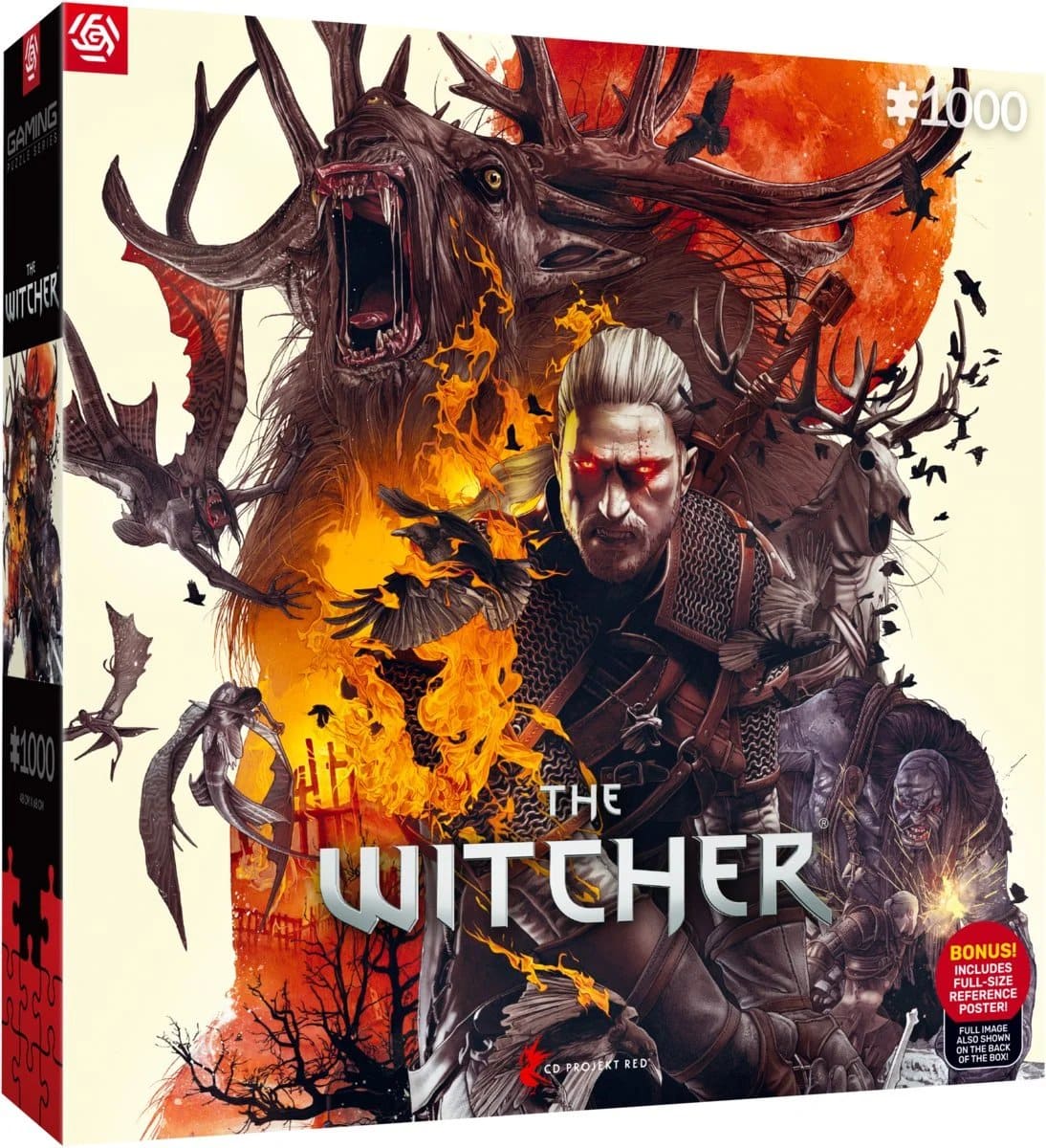 Пазлы (8+) Good Loot The Witcher Monsters 1000 шт. (5908305250210)
