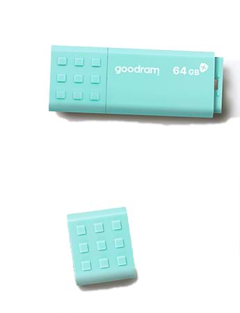 Флеш USB Goodram 64GB USB 3.0 UME3 Care Green (UME3-0640CRR11) - Фото 1