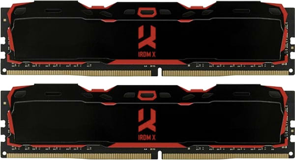 Фото - Память DDR Goodram DDR4 2x8GB/3200 Iridium X Black (IR-X3200D464L16SA/16GDC)