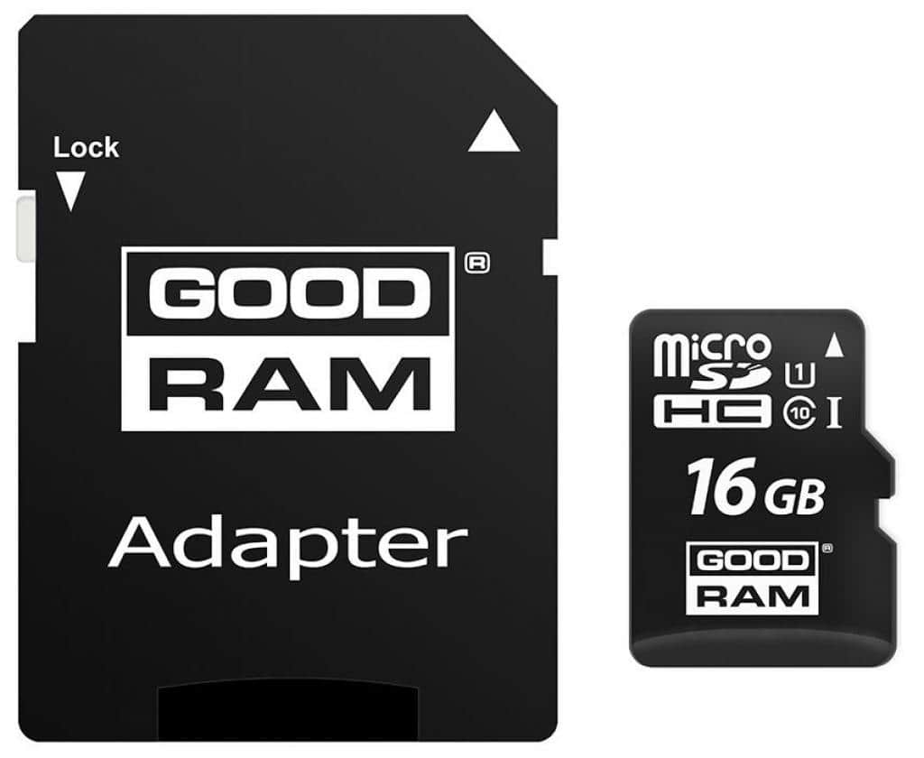 Карта пам'яті Goodram microSDHC 16GB Class 10 (M1AA-0160R12) - Фото 1