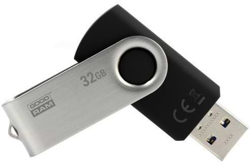 Флеш USB Goodram UTS3 Twister 32GB USB 3.0 Black (UTS3-0320K0R11) - Фото 1