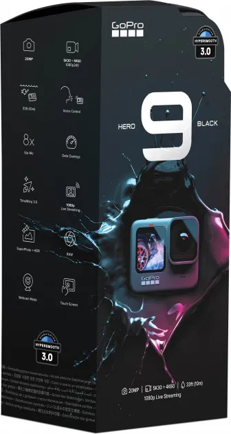 Фото - Экшн-камера GoPro HERO 9 Black (CHDHX-901-RW)