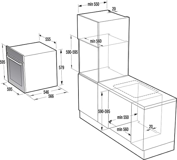 Фото - Уцінка - Духова шафа електрична Gorenje BCS 747 S34X