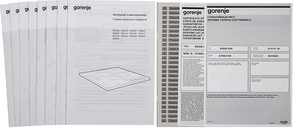 Фото - Уценка - Духовой шкаф + варочная панель газовая Gorenje BO6735E05B + GTW641EB