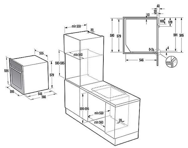 Фото - Духова шафа електрична Gorenje BO798S38BG