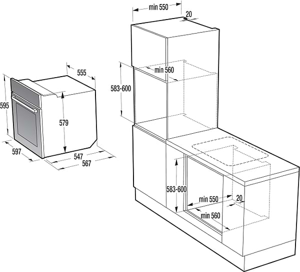 Фото - Духовой шкаф электро Gorenje BO 637 E36BG-2