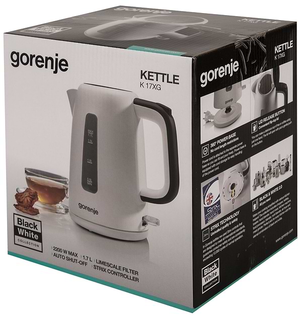 Електричний чайник Gorenje K17XG купити - ціна, характеристики | Comfy