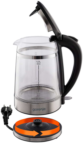 Фото - Електричний чайник Gorenje K17GDW