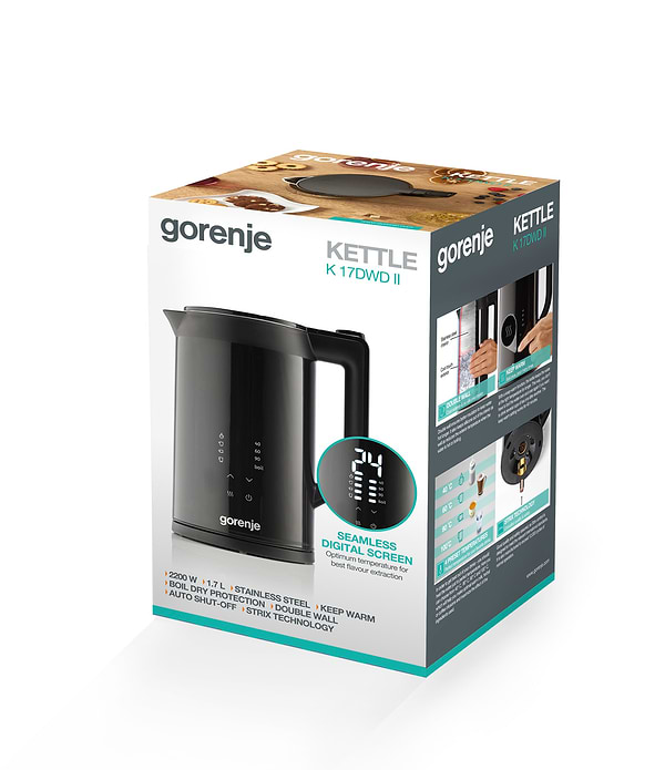 Фото - Електричний чайник Gorenje K17DWDII