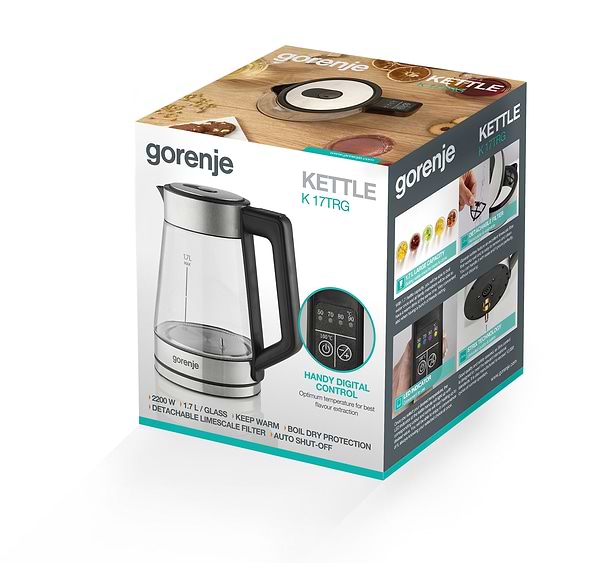 Фото - Уценка - Электрический чайник Gorenje K17TRG