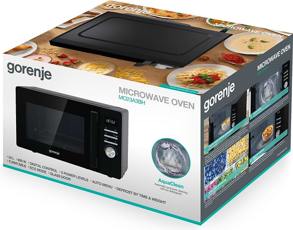 Фото - Мікрохвильова піч (НВЧ) Gorenje MO23A3BH