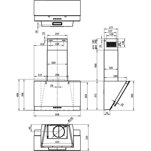 Фото - Вытяжка декоративная Gorenje WHI 629 EB