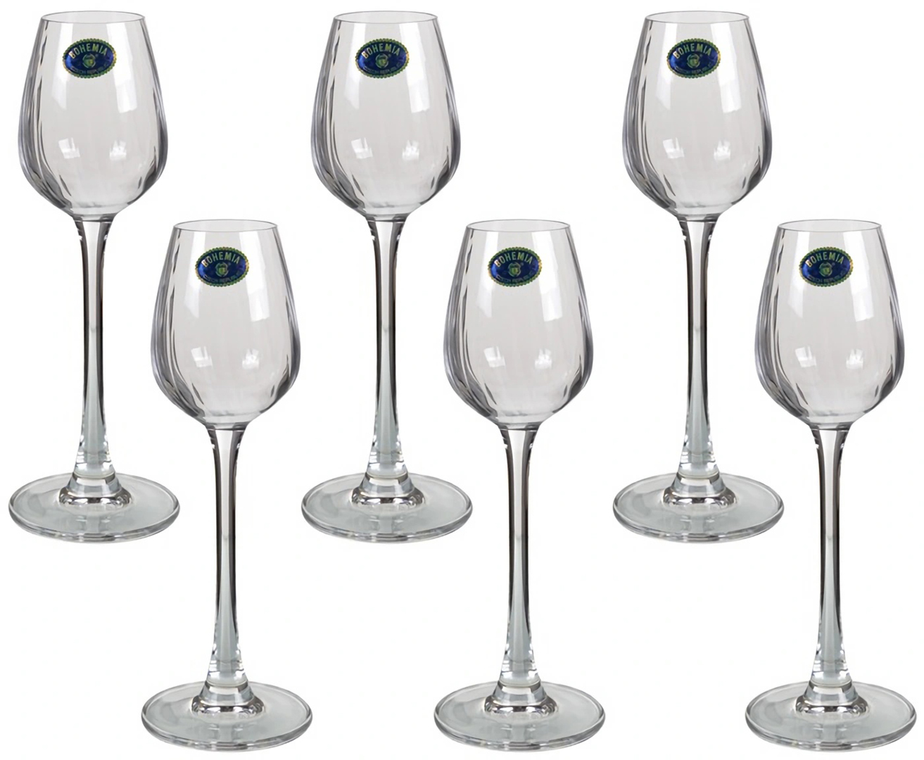 Набор стопок Bohemia Columba optic 90 мл 6 шт. (024-455)