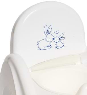 Фото - Горшок детский Tega Baby стульчик Зайчики с музыкой Белый (PO-065-103)