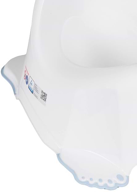 Фото - Горщик дитячий Tega Baby Зайчики з антиковзаючою гумою Білий (KR-001-103)