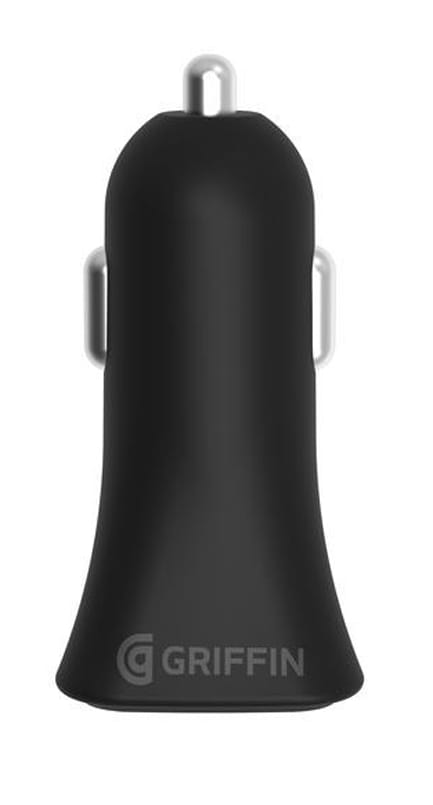 Фото - Автомобильное зарядное устройство Griffin Single Port 2.4A Car Charger - Black (GP-012-BLK)