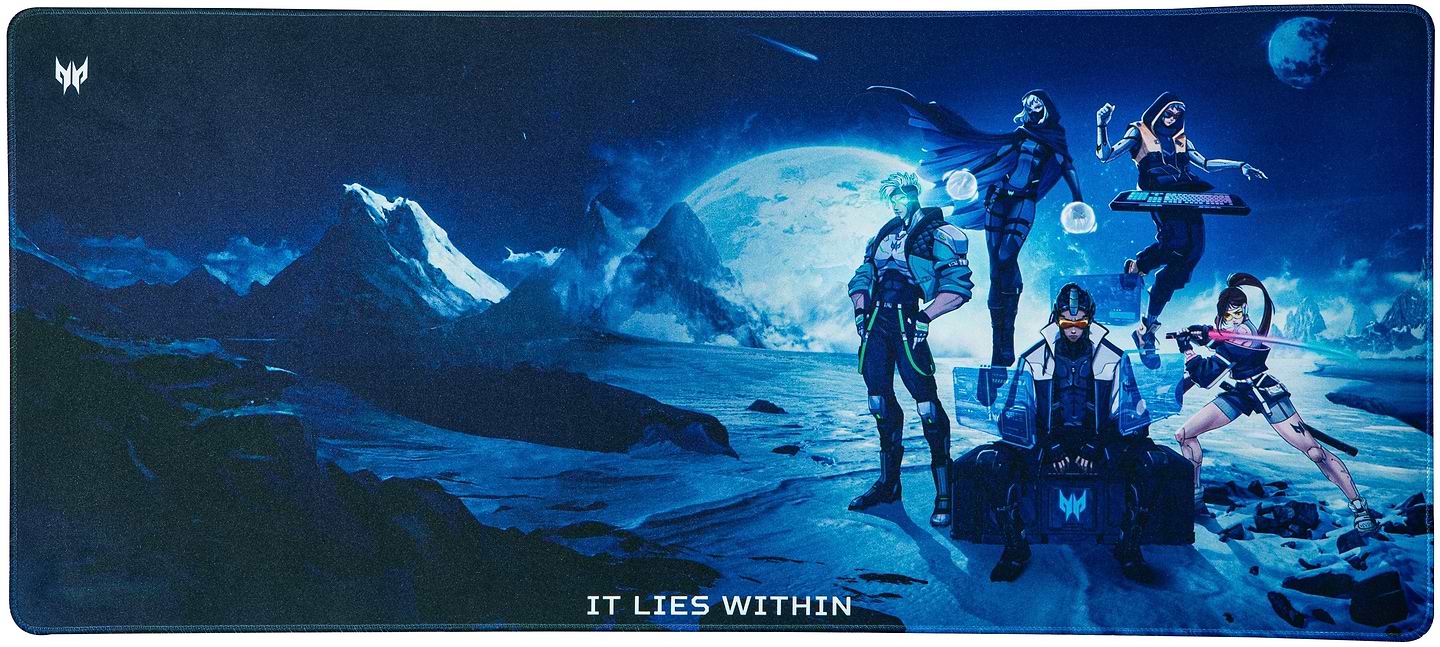 Килимок для миші  ігровий Acer Predator XXL 910х400х3 мм Black (GP.MSP11.00J) - Фото 1