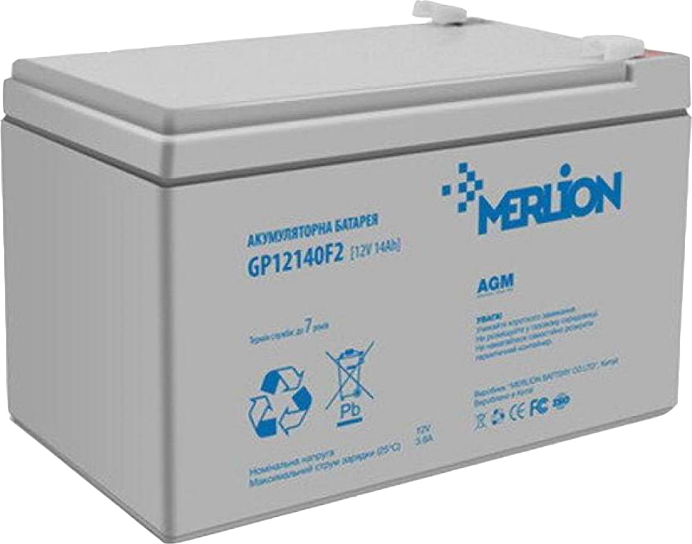 Аккумулятор для ИБП Merlion 12V-14Ah (GP12140F2)