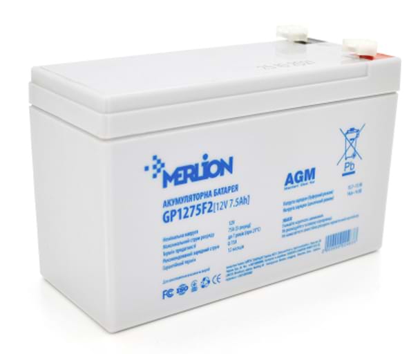 Акумулятор для ДБЖ Merlion 12V-7.5Ah (GP1275F2)