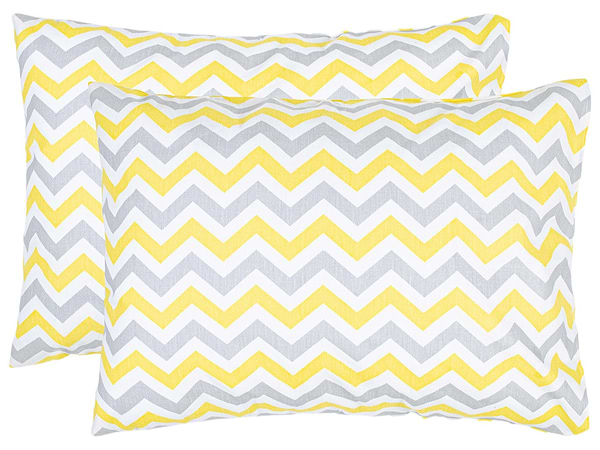 Фото - Наволочка Home Line ЗІГ ЗАГ сіро-жовтий 2 шт. (173846) Фото - Наволочка Home Line ЗІГ ЗАГ сіро-жовтий 2 шт. (173846)