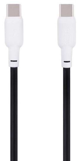 Кабель синхронізації даних Gelius Full Silicon GP-UCN001CC Type-C to Type-C Black/White 1.2m (92315)