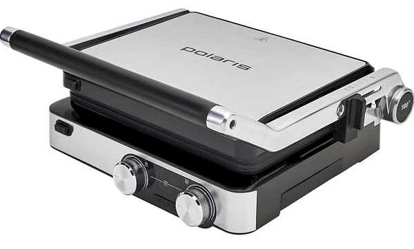 Фото - Гриль-барбекю електричний Polaris PGP 7001D Silver Фото - Гриль-барбекю електричний Polaris PGP 7001D Silver