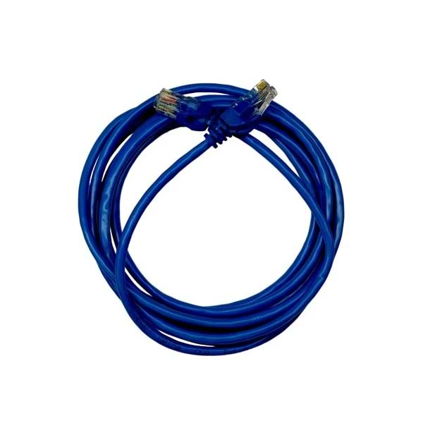 Кабель патч-корд GEAR САТ.5E UTP CU 24AWG 0.25 м Blue (GPC-UTPCURJ45-0.25BE)
