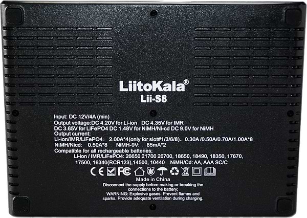 Фото - З/пристрій для акумуляторів AA/AAA LiitoKala Lii-S8