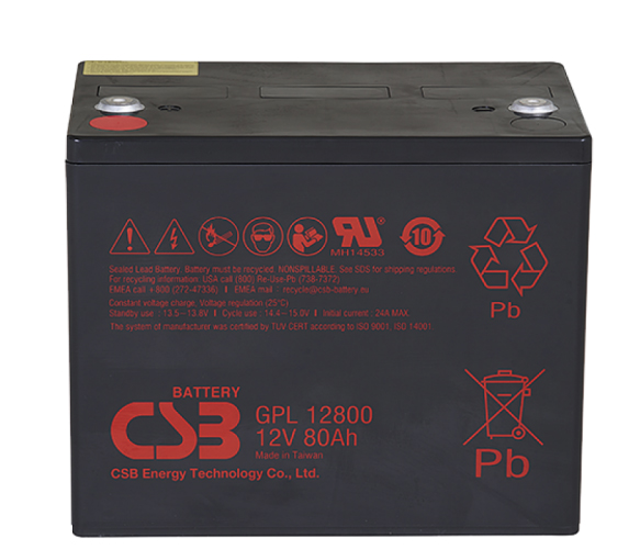 Аккумулятор для ИБП CSB 12V 80Ah (GPL12800)