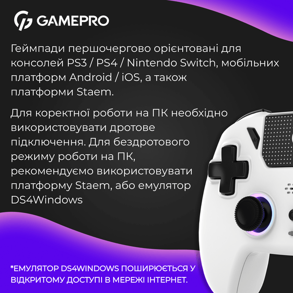 Фото - Геймпад GamePro GPS13W