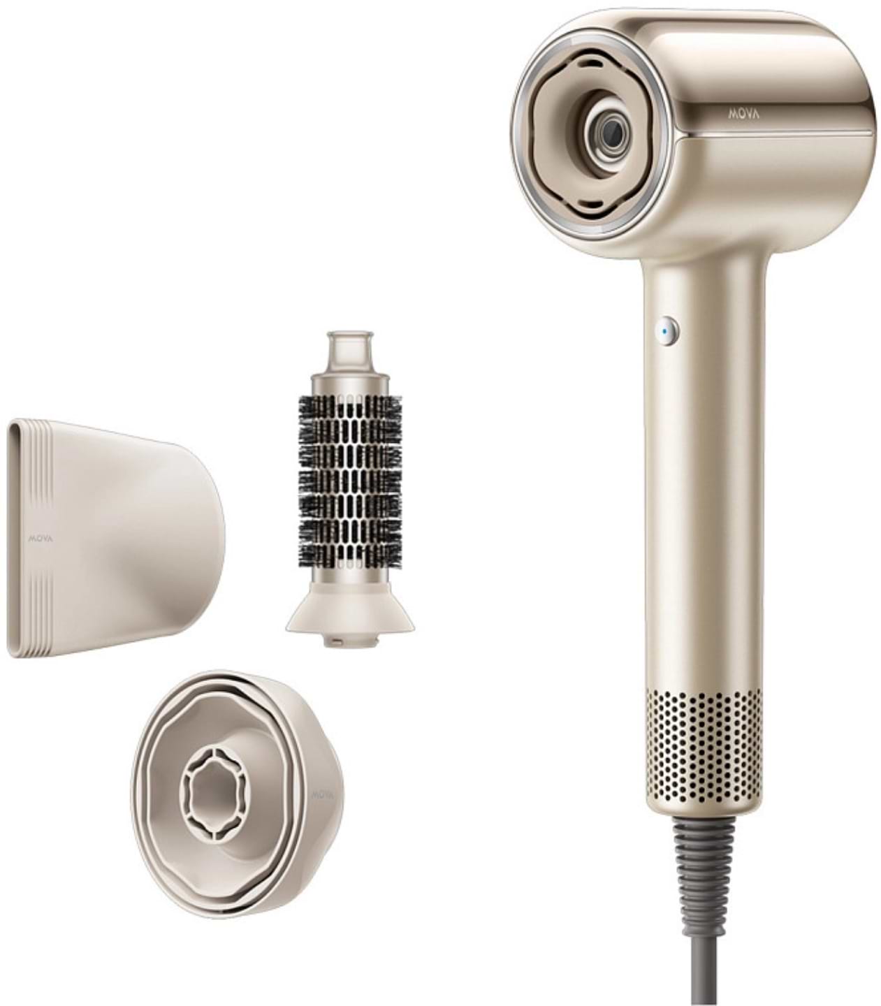 Купити Фен Mova Shine 20 (AMSH20-GOLD) - Фото 1 Фен Mova Shine 20 (AMSH20-GOLD) - Фото 1