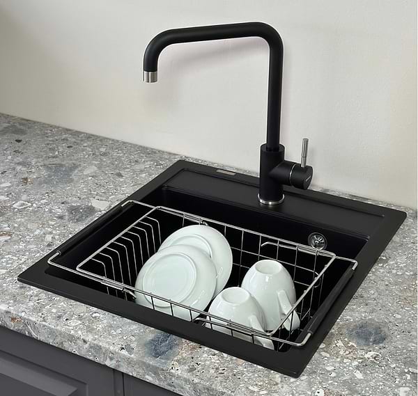 Фото - Мийка кухонна GRANADO Merida Black Shine