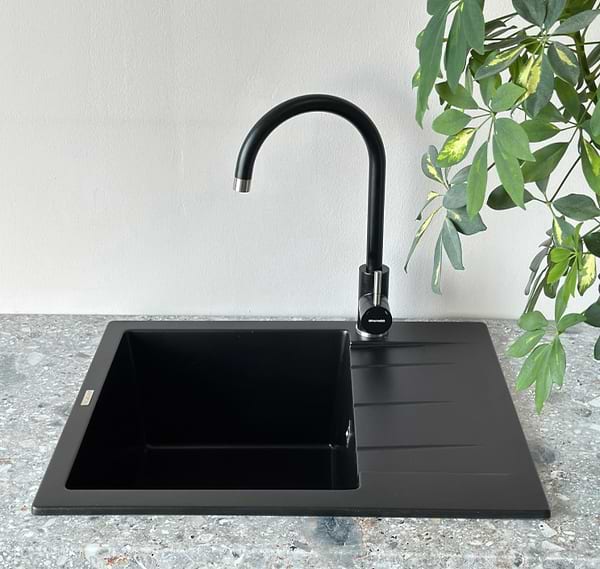 Фото - Мойка кухонная GRANADO Madrid Black Shine