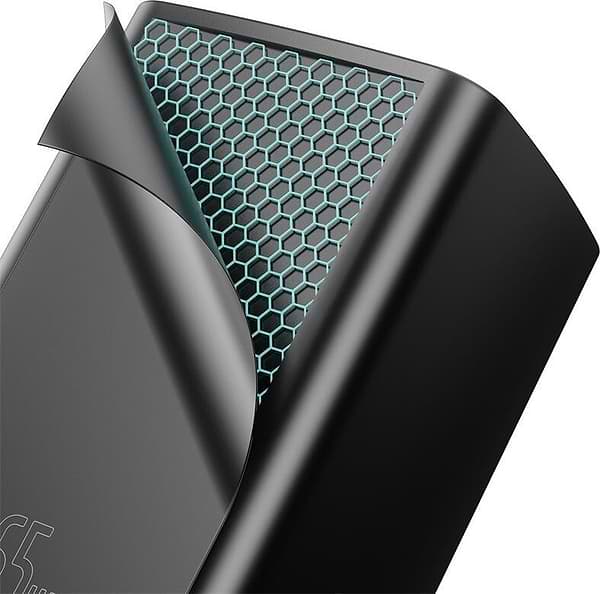 Фото - Мережевий зарядний пристрій Baseus GaN2 Lite Quick Charger C+U 65W EU Black (CCGAN2L-B01)