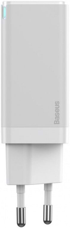 Фото - Сетевое зарядное устройство Baseus GaN2 Lite Quick Charger C+U 65W EU White (CCGAN2L-B02)