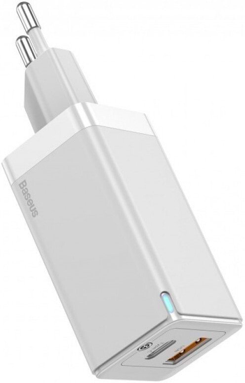Фото - Сетевое зарядное устройство Baseus GaN2 Lite Quick Charger C+U 65W EU White (CCGAN2L-B02)