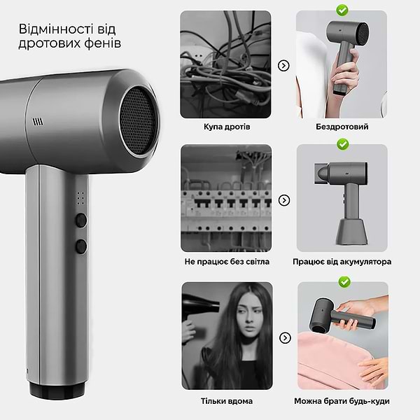 Фото - Фен INSPIRE KF-8185 Grey