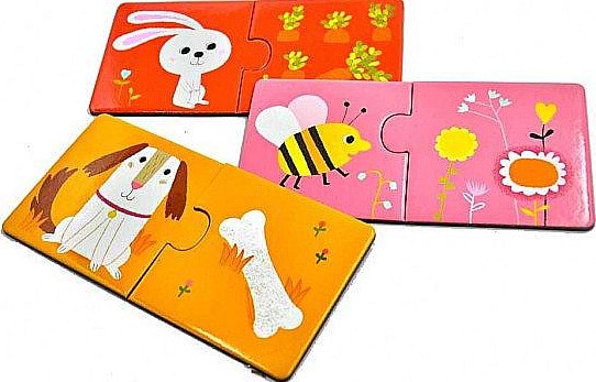 Фото - Пазли (3-4 роки) Djeco Хто Що Їсть? (DJ08166)