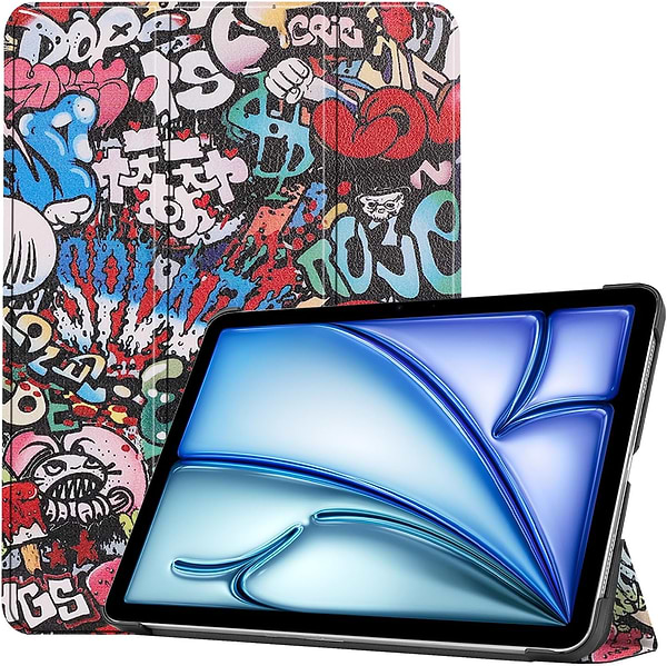 Фото - Чехол для планшета BeCover Smart Case for Apple iPad Air 11'' (M2)/iPad Air 11'' (M3) Graffiti (711605)