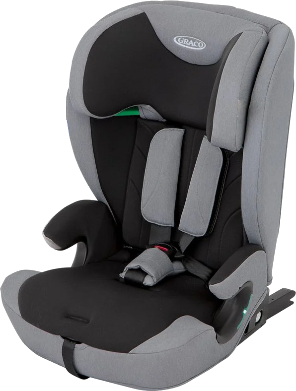 Автокрісло Graco Energi i-Size 76-150 см (гр. 1/2/3) сіро-чорний (GC2219BAMET000)
