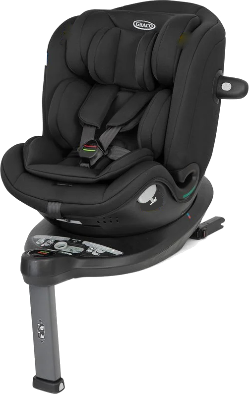 Автокрісло Graco Turn2Me Grow i-Size 40-125 см (гр. 0+/1/2/3) чорний (GC2404AAMDN000)
