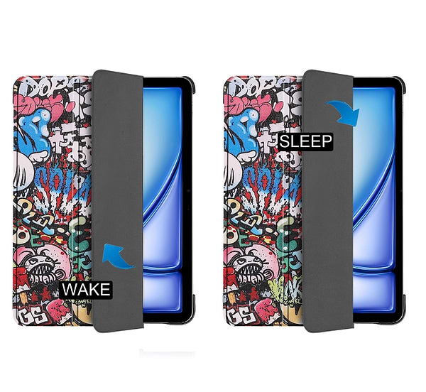 Фото - Чехол для планшета BeCover Smart Case for Apple iPad Air 11'' (M2)/iPad Air 11'' (M3) Graffiti (711605)