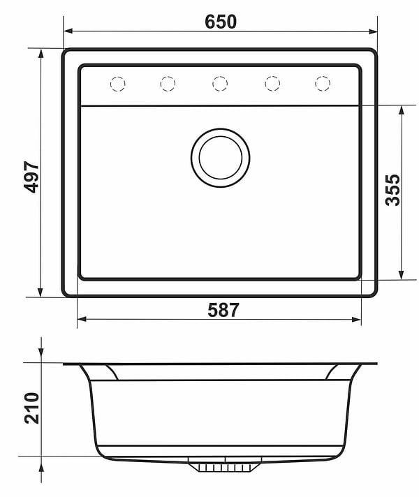Фото - Мойка кухонная GRANADO ARTES Grafito