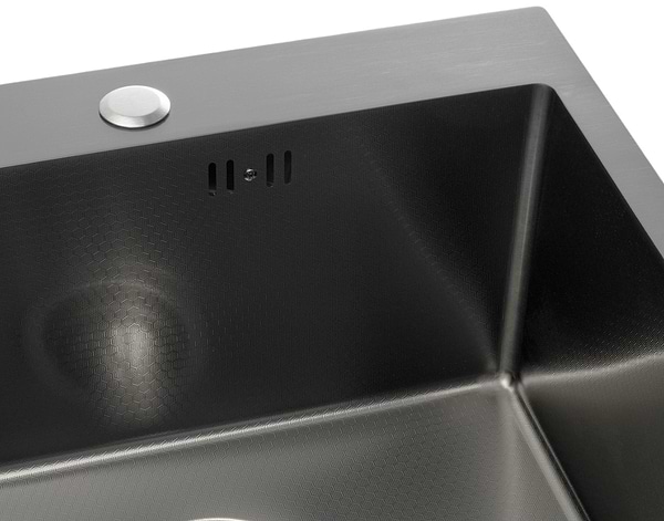 Фото - Мийка кухонна GRANADO Galera S201 Black honeycomb