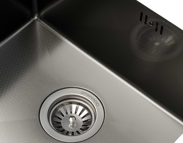 Фото - Мийка кухонна GRANADO Galera S201 Black honeycomb
