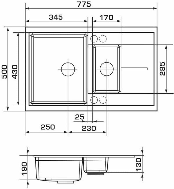 Фото - Мойка кухонная GRANADO Leon Avena